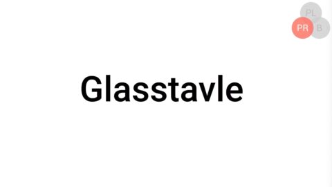 Glasstavle