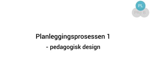 Planleggingsprosessen 1